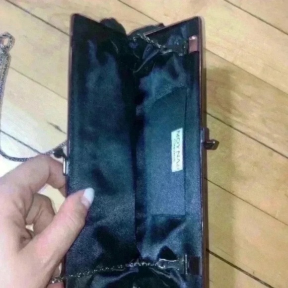 Moyna Couture Vintage Bejeweled Black Handbag - Picture 6 of 9